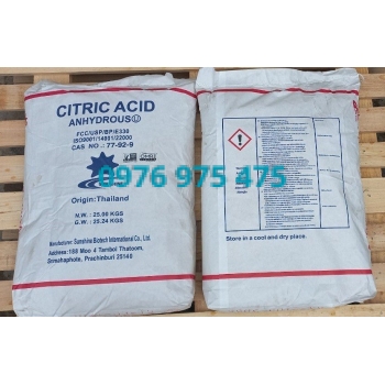 Acid citric anhydrous Thái Lan