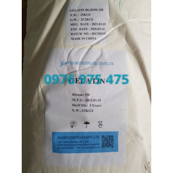 GELATIN 150BLOMM - CHINA