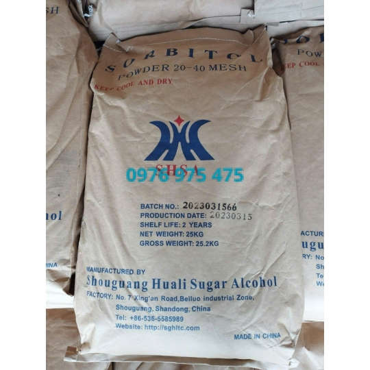 Sorbitol Powder 20-40 mesh, 25kg/china